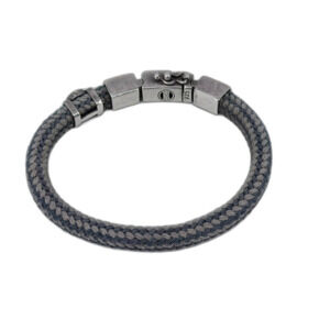 Buddha to Buddha Ben XS Round Cord Bracelet Sterling Silver Women 6" 925
